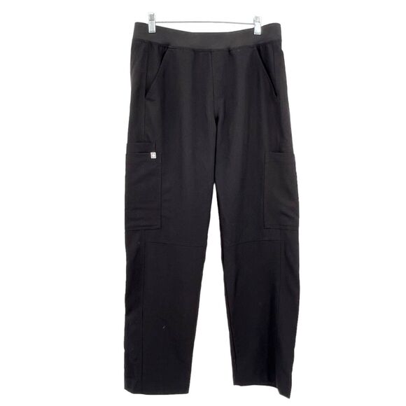 Figs Pants - Figs‎ Men’s Axim Black Cargo Scrub Pants Technical Collection Size Small